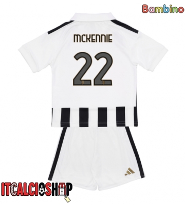 Juventus Weston McKennie #22 Prima Maglia Bambino 2026-27 Manica Corta (+ Pantaloni corti)